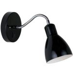 Nordlux Cyclone Wandleuchte Metall Schwarz | Geeignet für E14