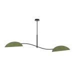 Emibig Deckenleuchte Lotus Stahl Schwarz | Geeignet für 2x E14 - Max 10W