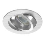Noxion Einbau Spot Drome MR16 schwenkbar Aluminium | Ausschnitt 69mm - GU10 Sockel