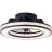 Brilliant Mondello Ventilator Plastik Schwarz 23W 3100lm - 827-865 CCT | 420mm - Fernsteuerung Dimmbar