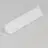 Topmet LED Profil CABI12 E slide - 1m - Complete set - Weiß