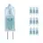 Mehrfachpackung 10x Osram 64427 Halostar Starlite 2000 GY6.35 20W 12V 928 | Extra Warmweiß - Höchste Farbwiedergabe