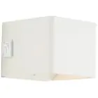 Brilliant Iseo Wandleuchte Plastik Weiß 4W 300lm - 830 Warmweiß | IP44 - mit USB