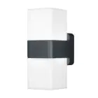 Ledvance Smart+ Wifi Wandleuchte Grau Up & Down - Außenbeleuchtung - 13.5W 950lm - 830 Warmweiß | RGBW - Dimmbar